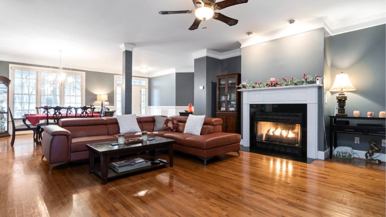 dark hardwood floors
