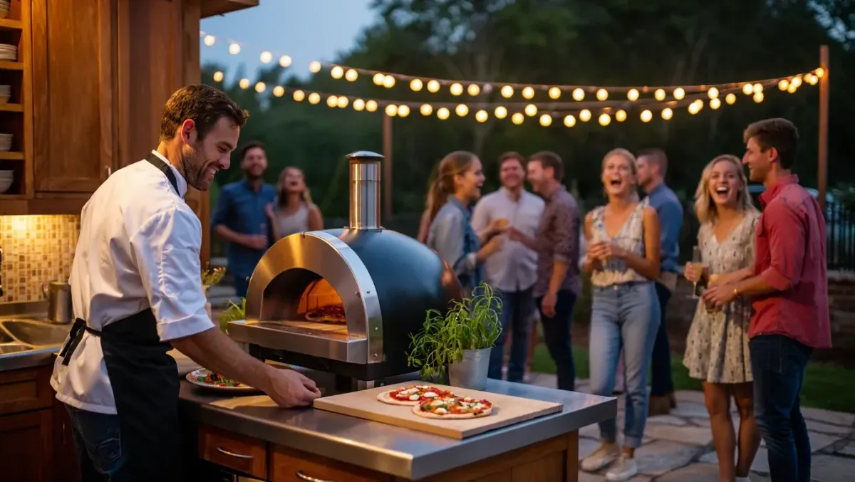 Presttion pizza la vista pour une fête privée à Albi