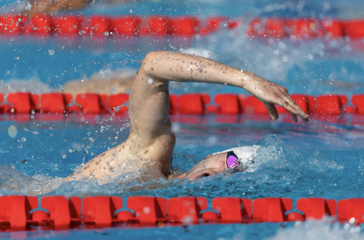 One Person Swimming