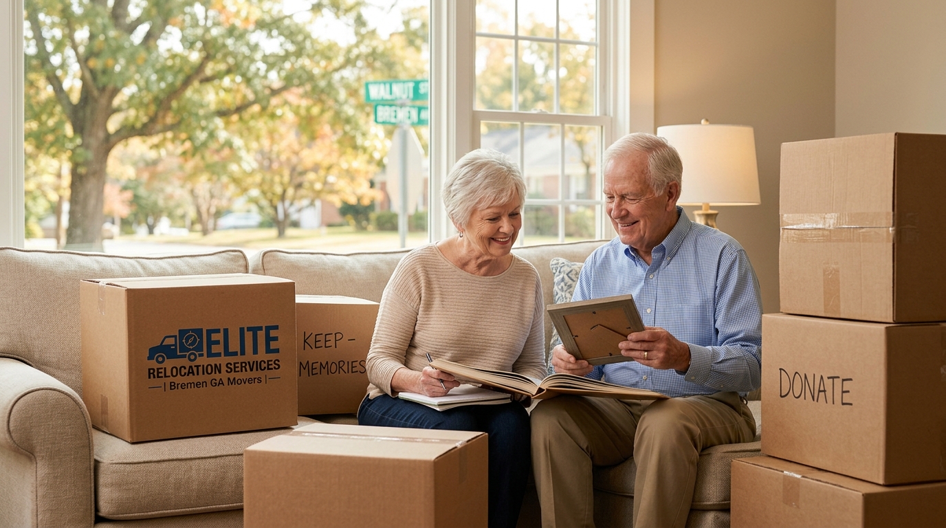 Downsizing Tips for Seniors Moving in West Georgia