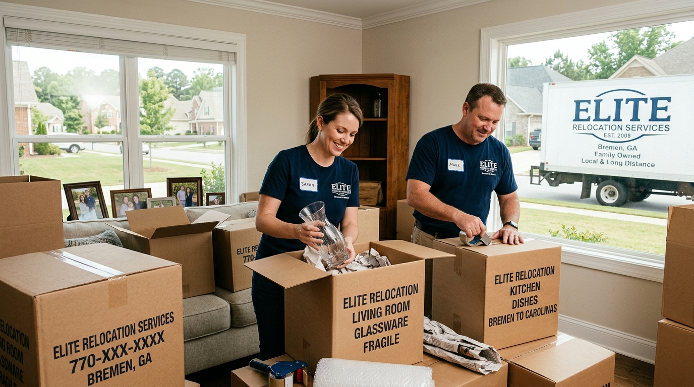 Professional Packing Services for Long Distance Moves from Georgia