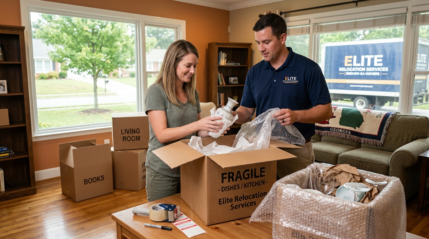 How to Pack Fragile Items for a Local Move in Georgia
