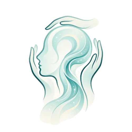 Illustration d’une silhouette apaisée représentant le retour au calme du système nerveux