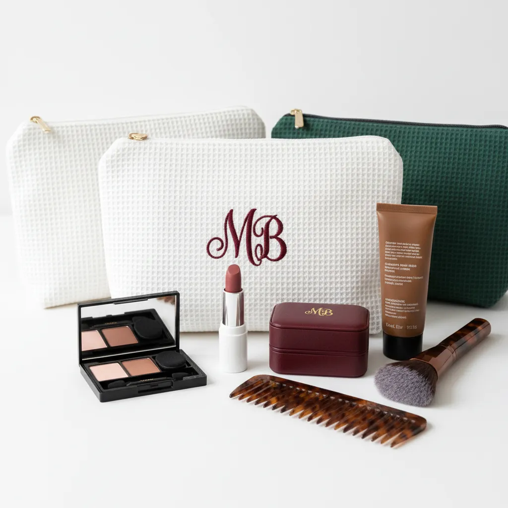 Close-up of a cross-stitch floral pattern