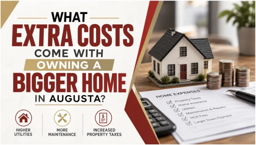 What Extra Costs Come With Owning a Bigger Home in Augusta?