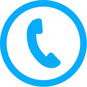 blue phone icon