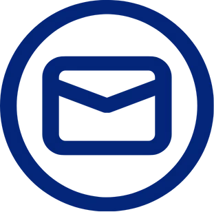 blue email icon