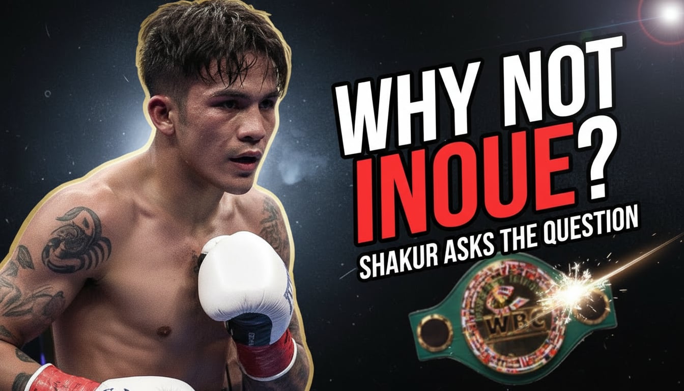 Shakur Stevenson's Inoue Question