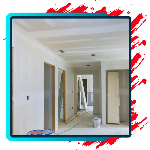 Wall repair in Irving TX before fresh interior painting 