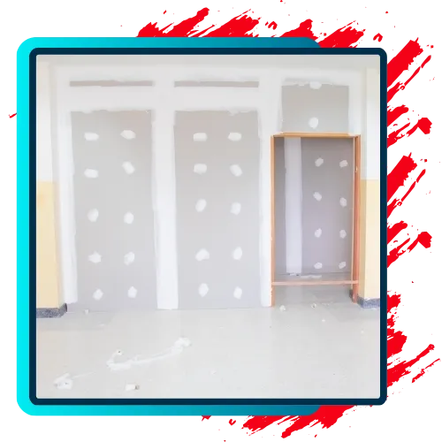 Wall repair in DeSoto TX with a clean finish 