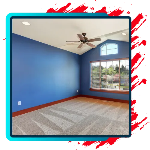 Interior room freshly painted by a painting contractor in Irving TX 