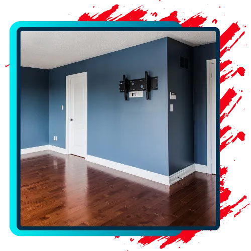 Painting Contractor in Plano, TX refreshing a home interior wall