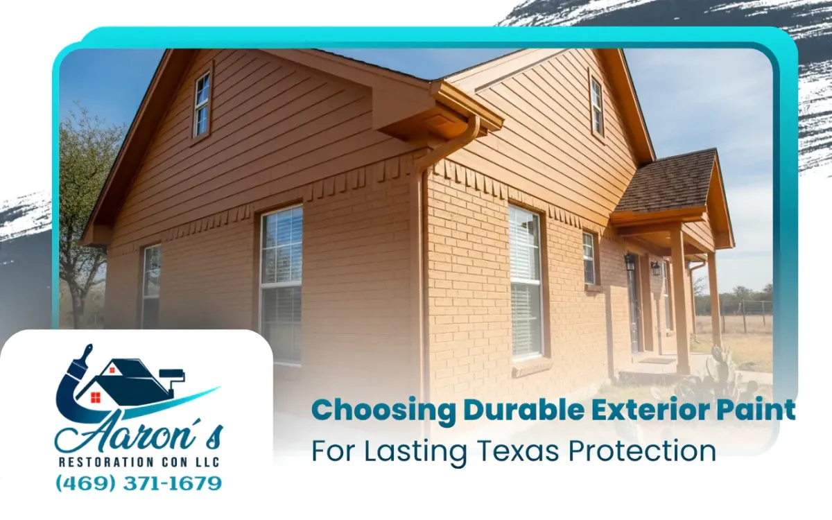 Choosing Durable Exterior Paint For Lasting Texas Protection