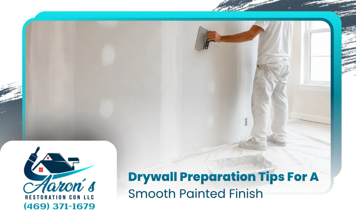 Drywall Preparation Tips For A Smooth Painted Finish