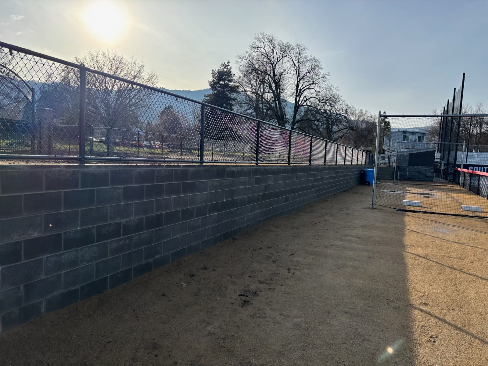 Black Chain Link Fencing in Ashland, Oregon
