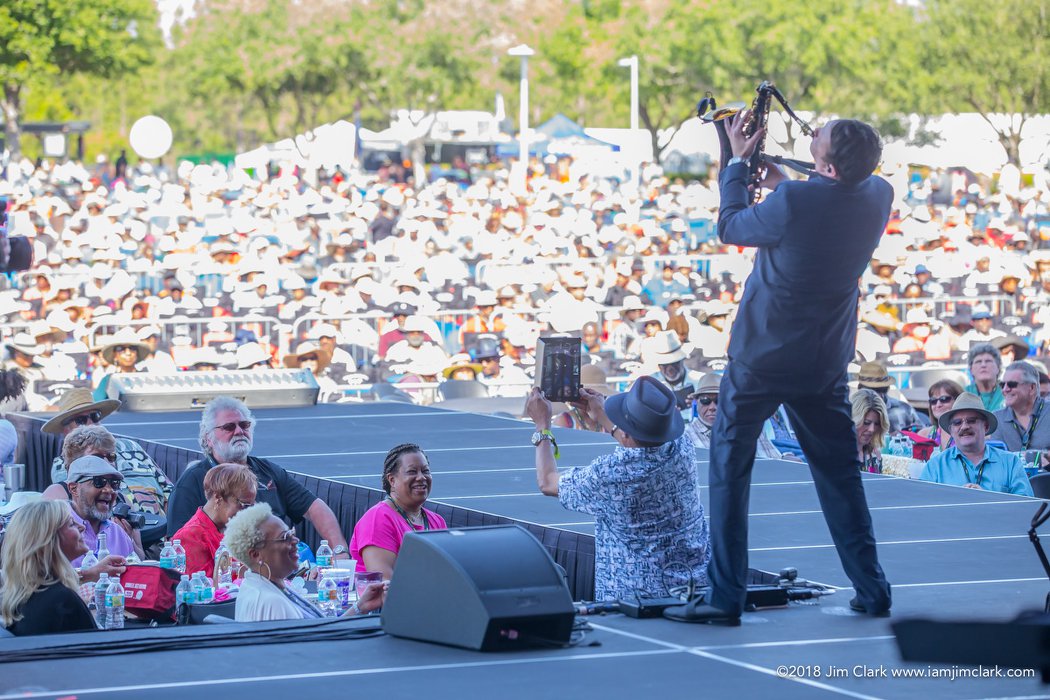 Michael J Thomas performing at Seabreeze Jazz Festival