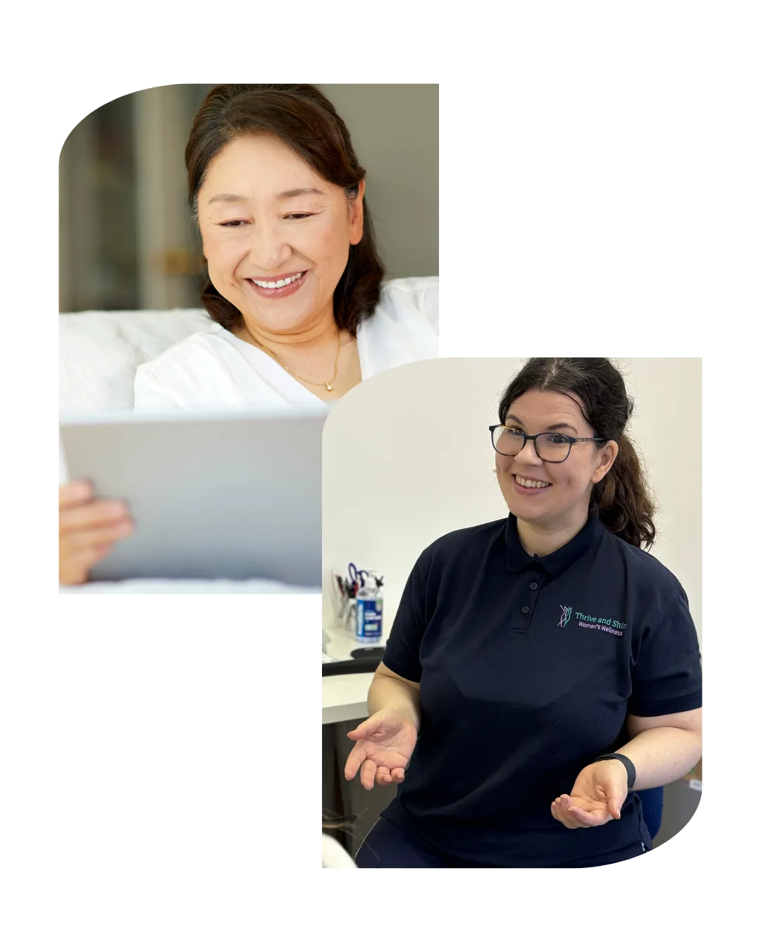 Roberta with a postnatal patient