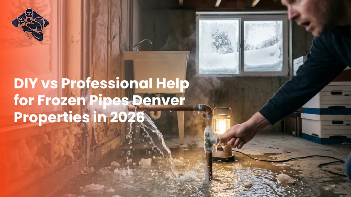 DIY vs Professional Help for Frozen Pipes Denver Properties