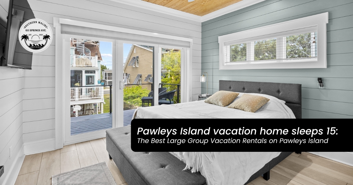Pawleys Island Vacation Home Sleeps 15: Large Group Rentals