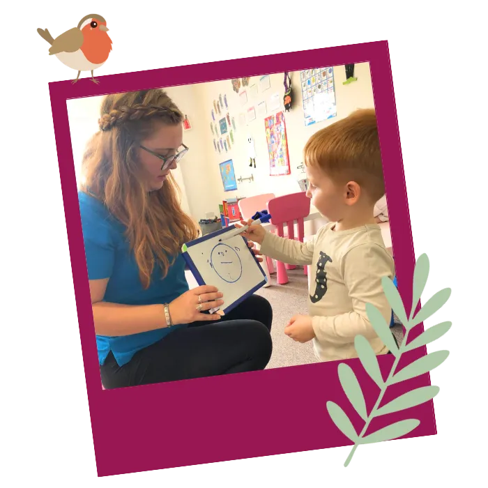 children learning outside