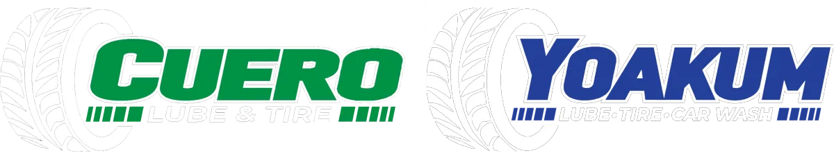 Cuero Lube & Tire and Yoakum Lube & Tire logos