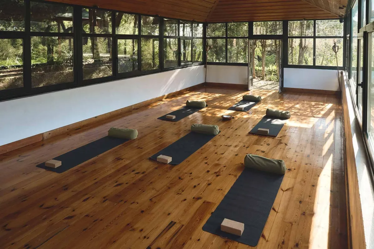 red light for yoga practice