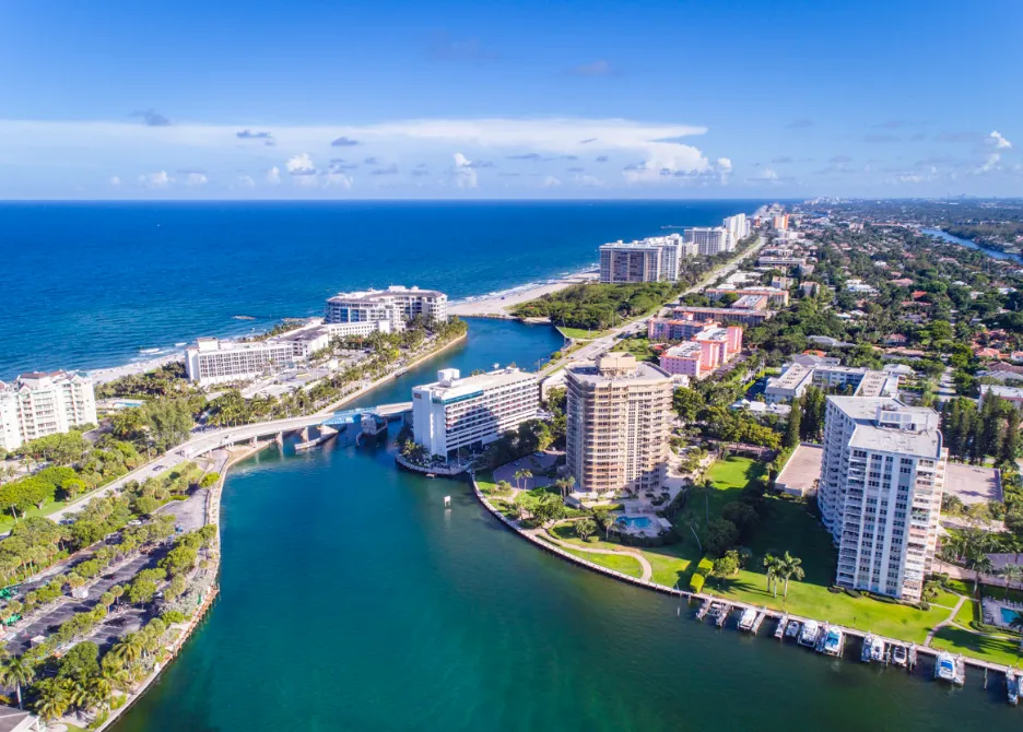 Coastal lifestyle visual representing South Florida seniors