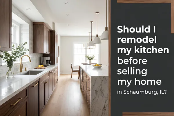 Remodel Your Kitchen Before Selling in Schaumburg?