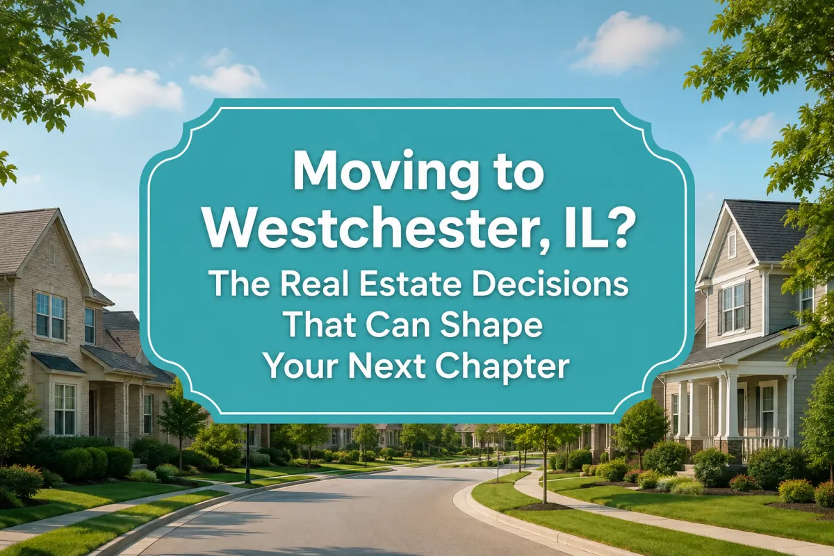 Moving to Westchester, IL real estate decisions and home buying
