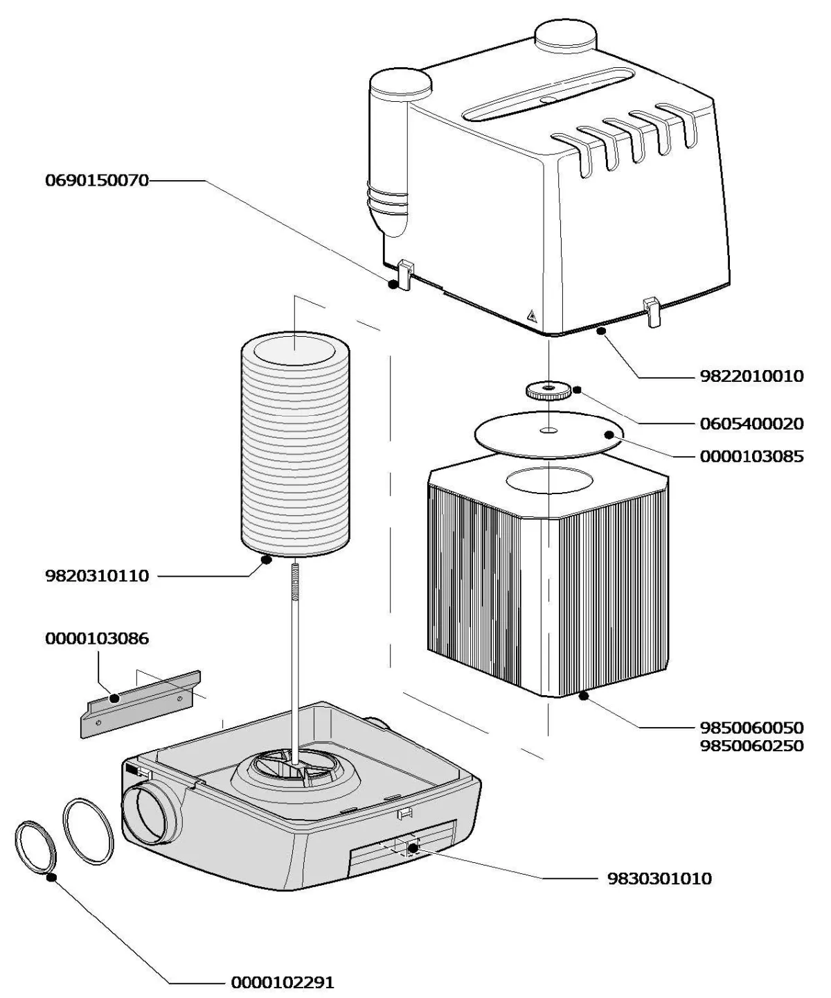 Miniman 160 Stainless Spares