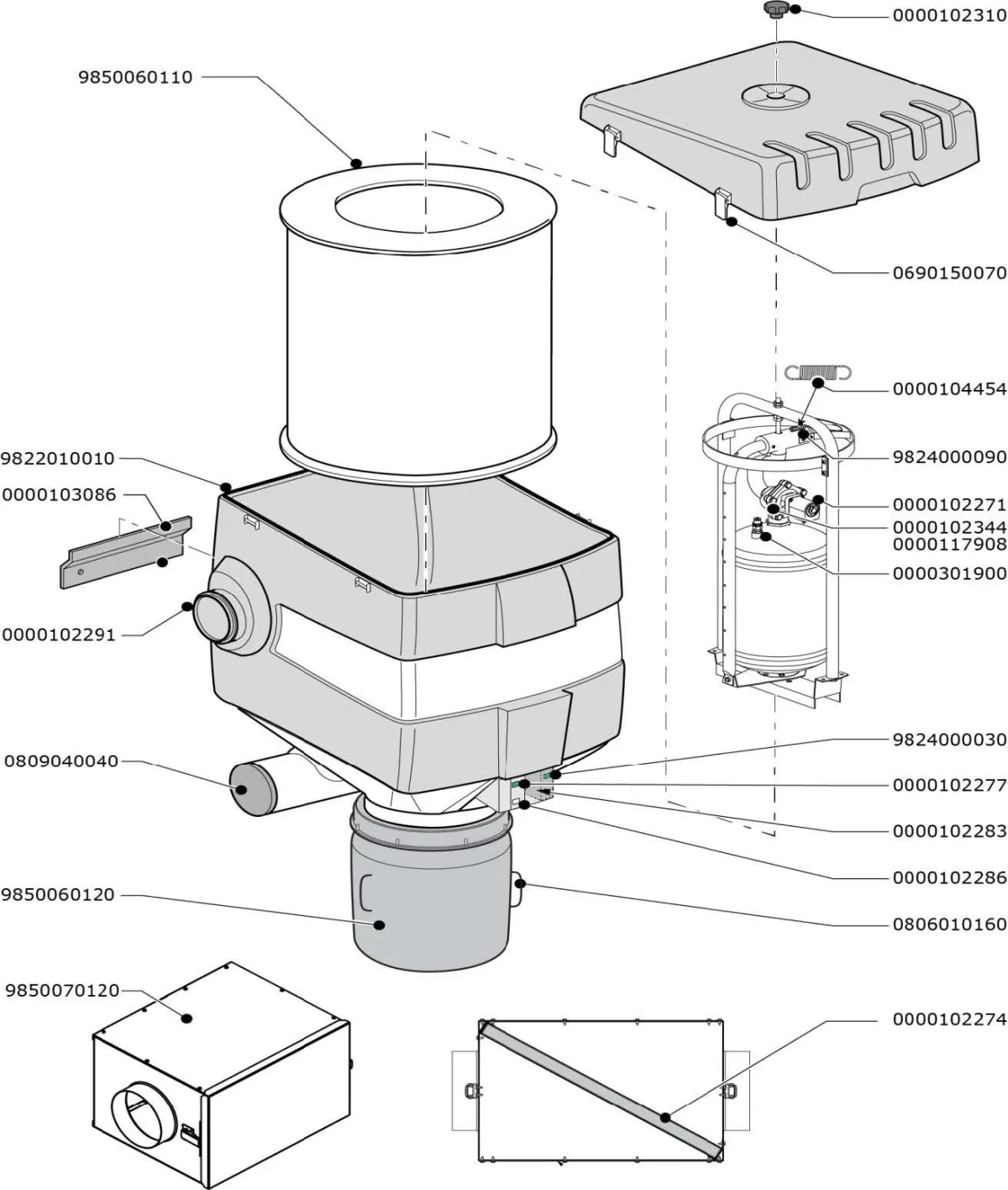 Miniman 160 Stainless Spares