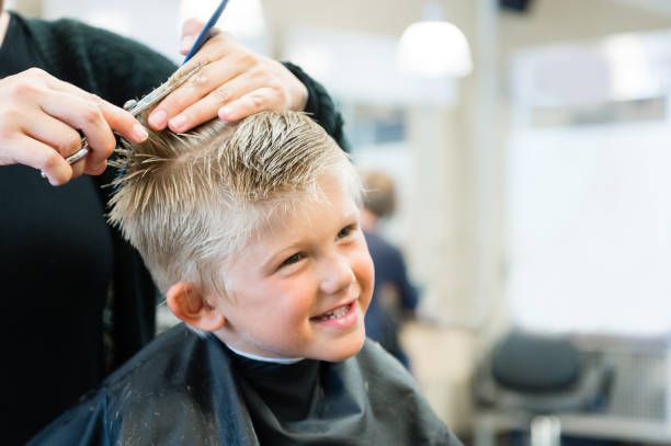 Kids haircut in mobile salon Portsmouth