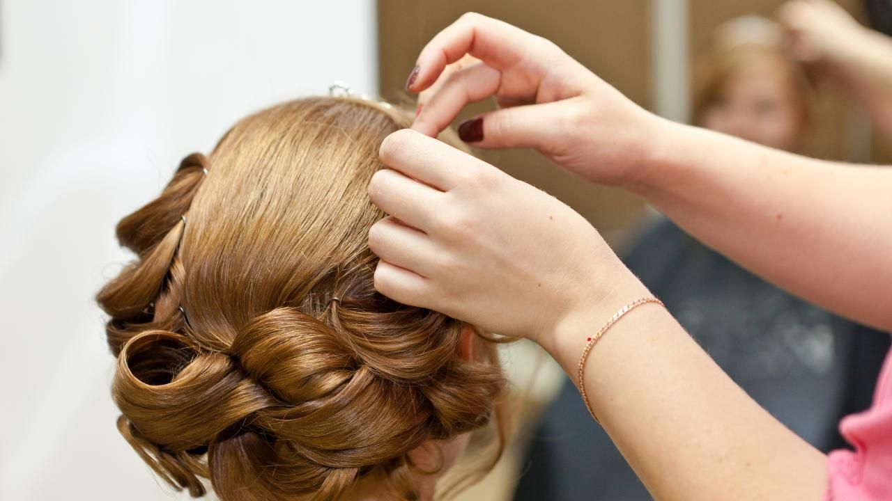 bridal hair trial