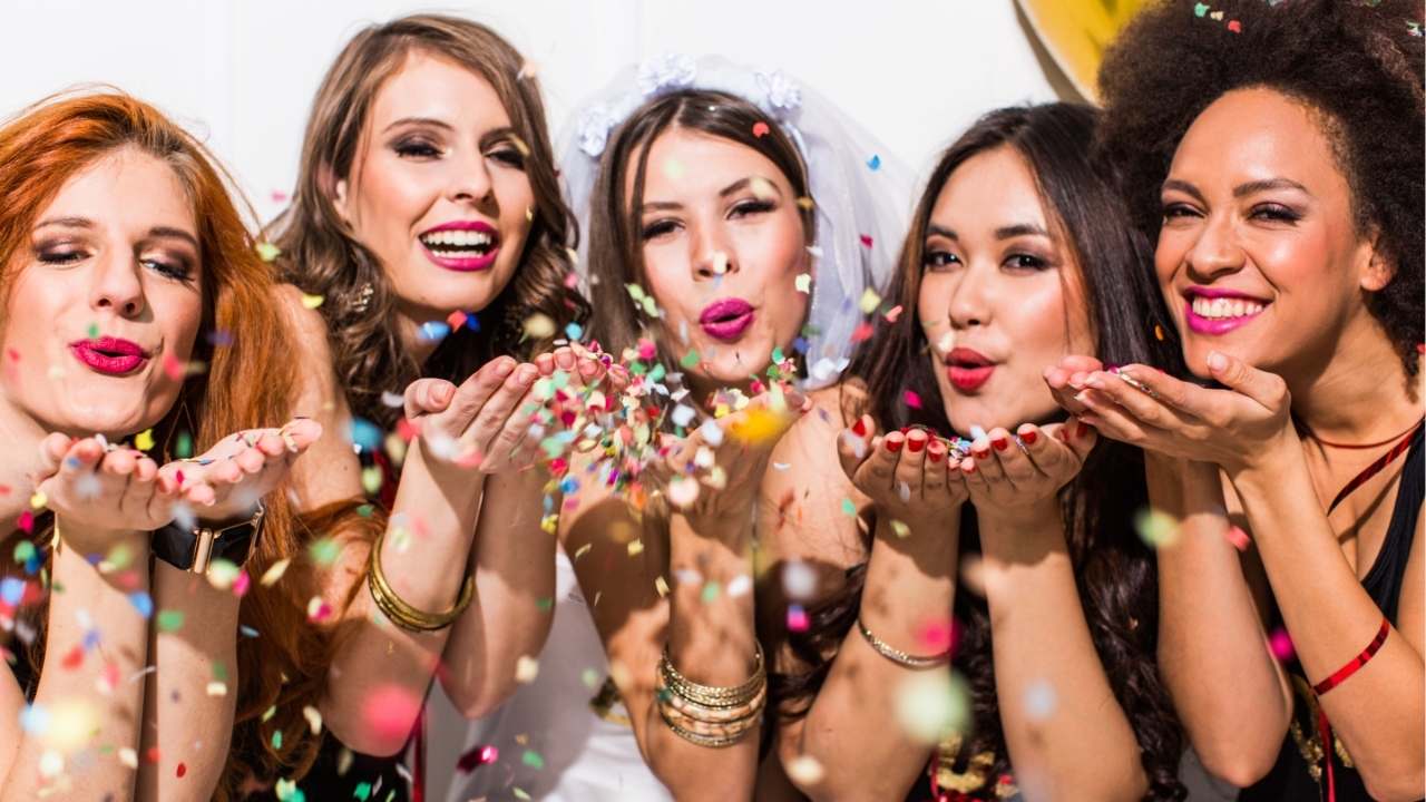 bachelorette party hair timeline