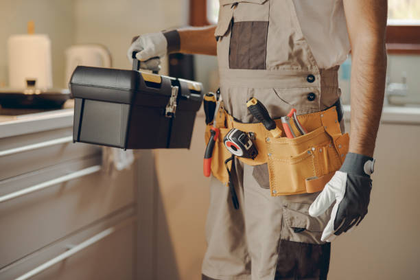 Handyman carrying out repairs in a home