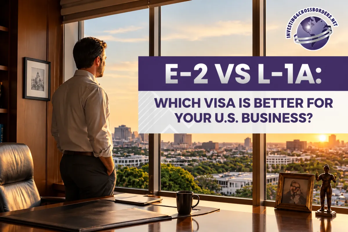 E-2 vs L-1A: Which Visa is Better for Your U.S. Business?