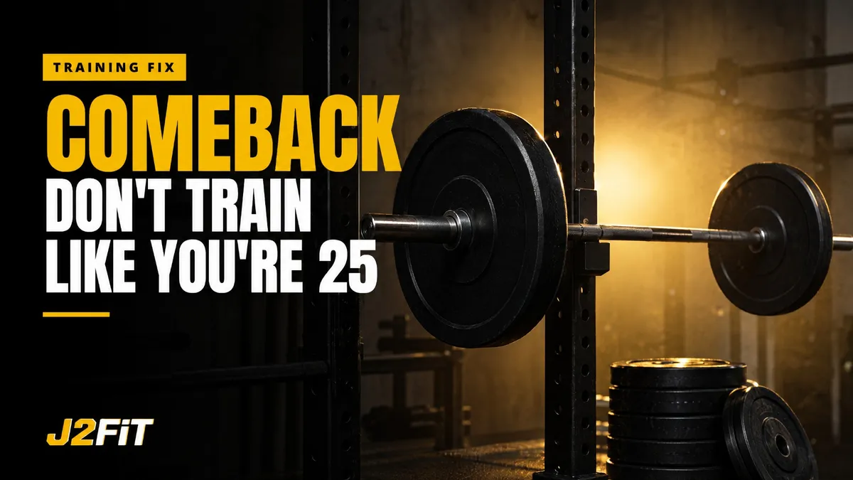 Back in the gym after a long break? Don't train like you're 25.