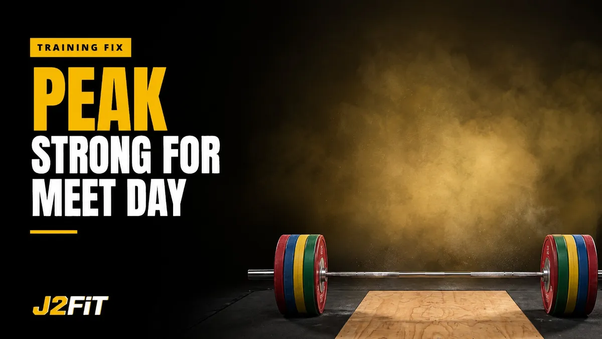 Mastering the Art of Peaking Strength for Your Best Olympic Weightlifting Meet