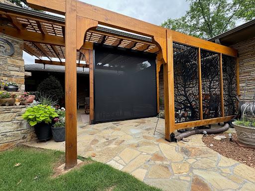 motorized shade installation