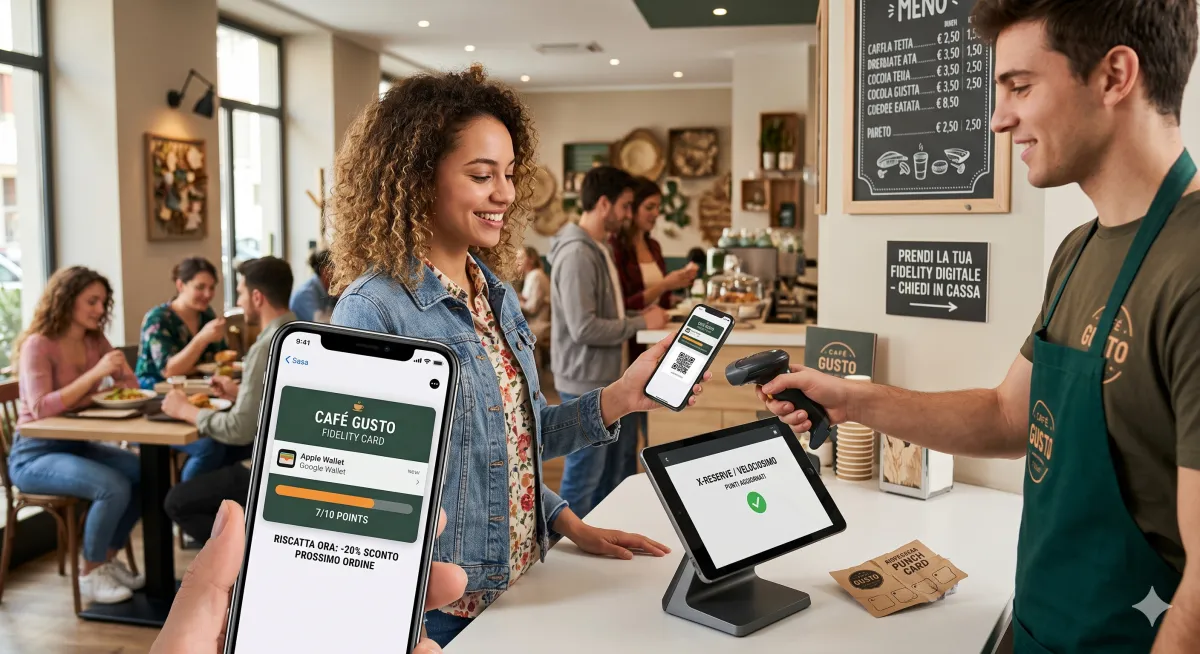 Fidelity card digitale: punti, coupon e clienti che tornano