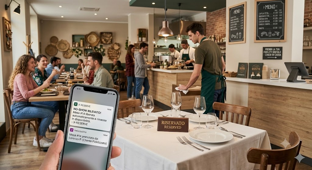 No-show al ristorante: 6 strategie per ridurli (e come automatizzarle)