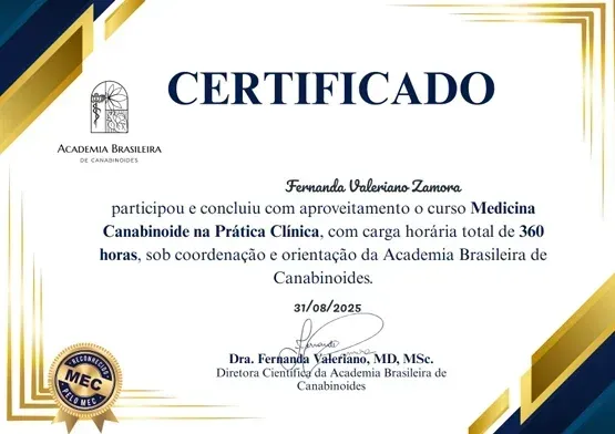 Certificado Reconhecido pelo MEC
