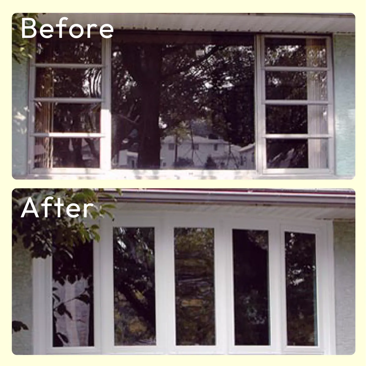 Before and after of a tub to shower conversion by Rhode Island Bath & Shower showing improved accessibility and modern design