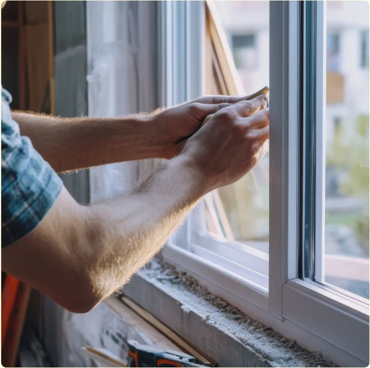 Before and after window replacement results showcasing professional installation quality