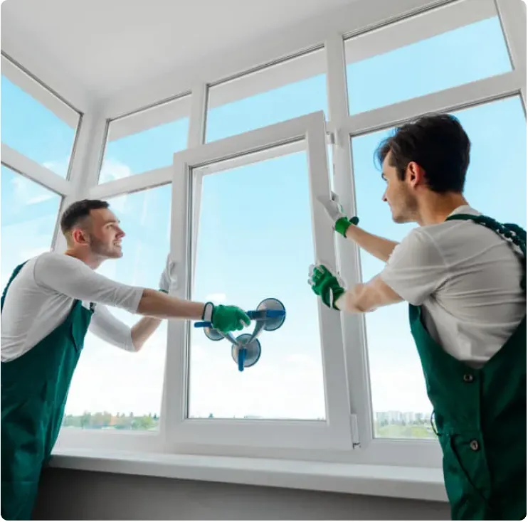 Before and after window replacement results showcasing professional installation quality