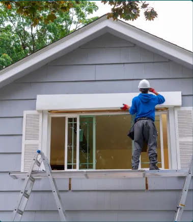 Before and after window replacement results showcasing professional installation quality