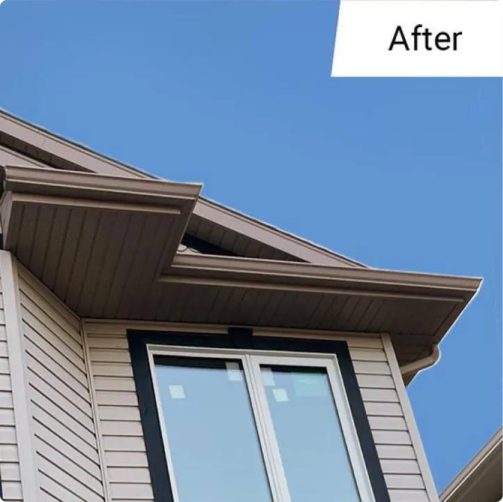 Completed picture window installation in Westminster home featuring unobstructed outdoor views