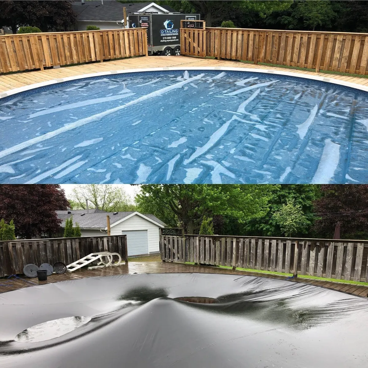 Pool deck cleaning, Chatham-Kent Ontario