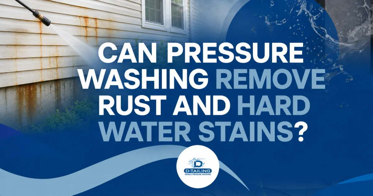 Can You Remove Rust and Hard Water Stains From My Home?