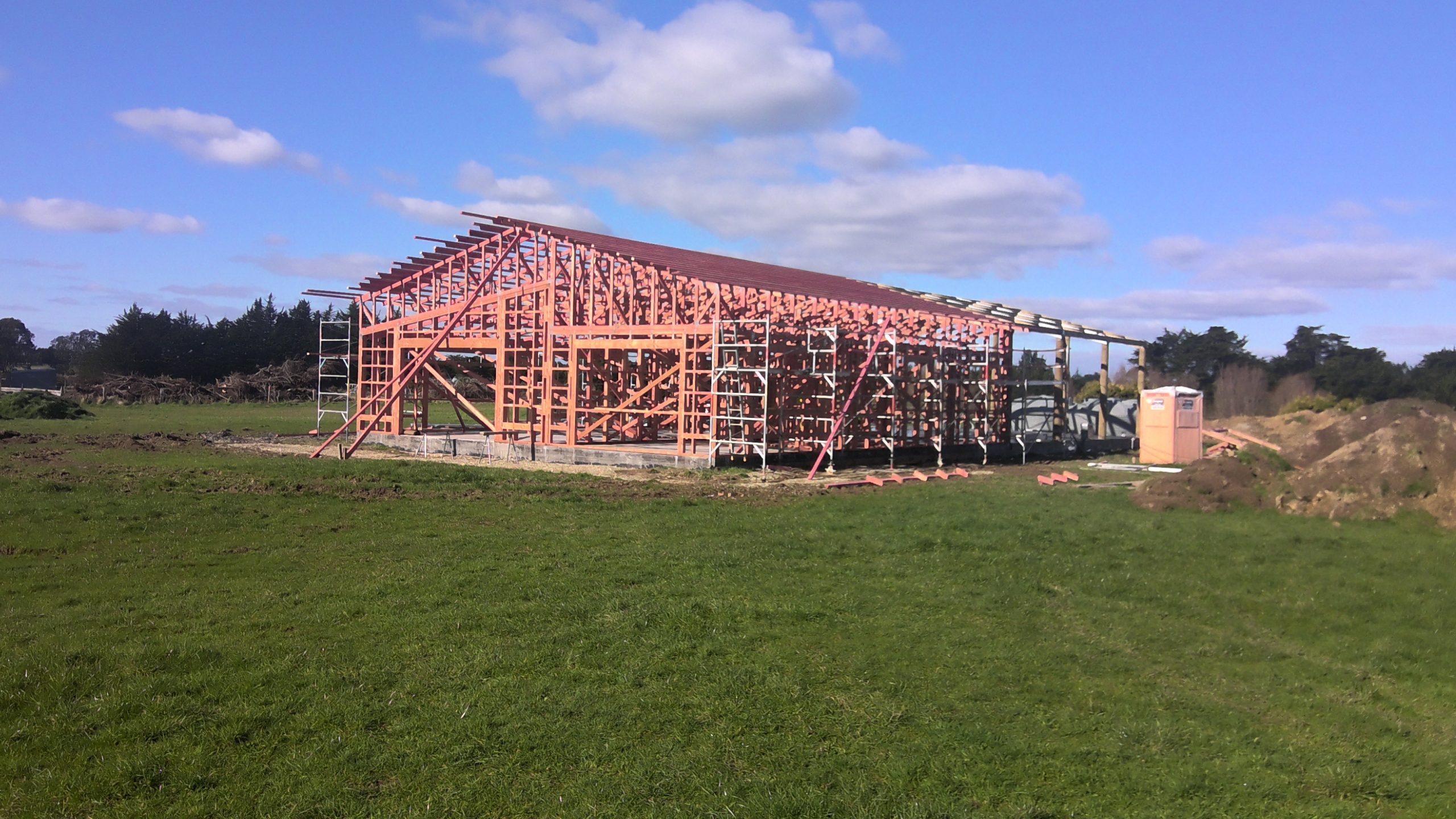 construction Braven Residence alpine home shed design by building solutions